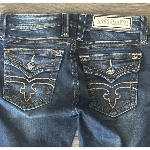 Womens Rock Revival Jeans Size 27 Jessica Skinny - Picture 4 of 4